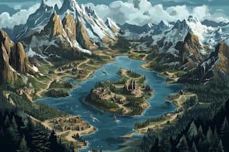 do fantasy map design