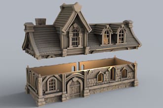 design 3d cnc cut file, wooden puzzle ready for production