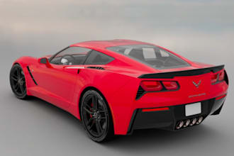 optimize lore friendly 3d car for fivem game, sport car, debadge in zmodeler,yft