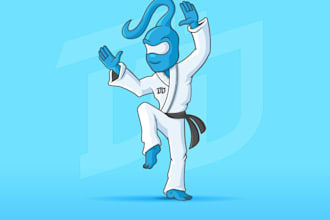 design custom boxing gym and fighter mascot logo