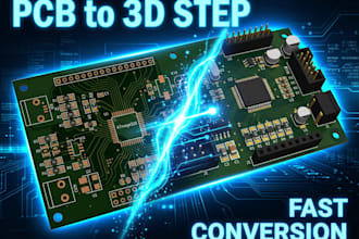 convert eagle brd pcb file to step stp 3d model quickly