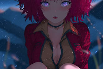 make a anime character art