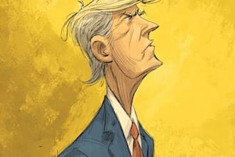 do a political cartoon art
