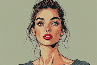 do digital handrawn wpap pop art