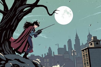 comic book illustration, comic graphic