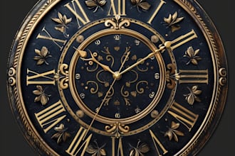 create clock dial design
