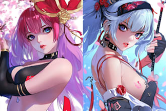 bring your character to life in anime style art