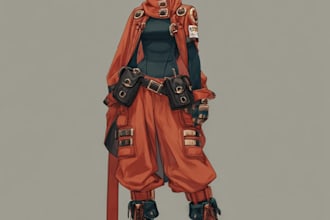 draw a  anime character art
