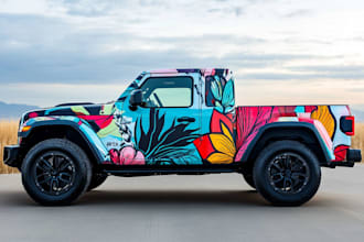 design a platinum quality vehicle wrap