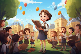 children book illustration and children book illustration