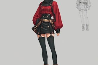 did anime character art for you