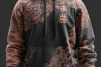 make unique streetwear tshirt or hoodie design
