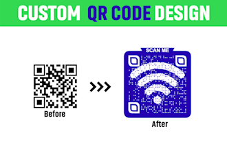 create professional and custom qr code design with your logo