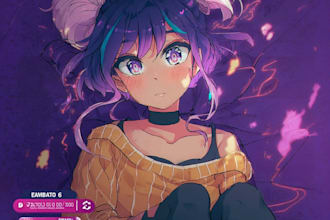 design original anime character art