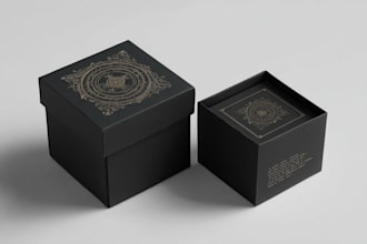 design premium product packaging and box packaging