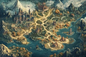 do fantasy map design
