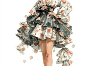 make a fashion illustration
