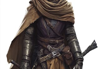 fantasy dnd character illustration