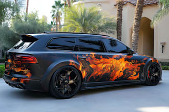 create captivating vinyl car wrap designs with style