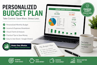 create a personalized budget plan and help you manage your money