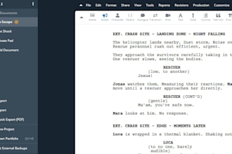 write your screenplay, script or story idea