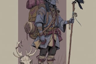 dnd character art and dnd character