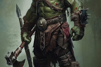 draw dnd character design and illustration