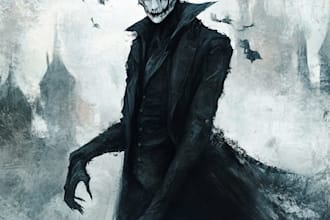do horror character art and horror character design