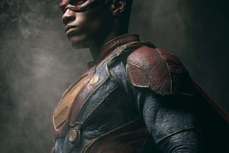 design comic style superhero artwork