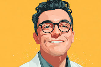 turn your photo into amazing vector portrait art