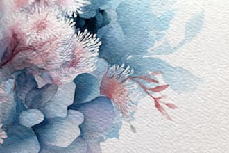 paint a beautiful watercolour illustration