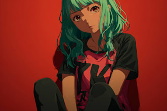 did awesome anime art for your style