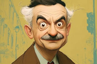 draw a fun cartoon caricature from your photo