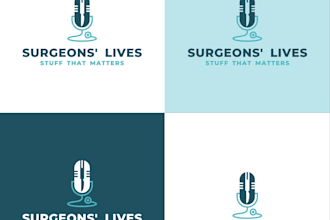 do a modern luxury podcast logo with high quality branding