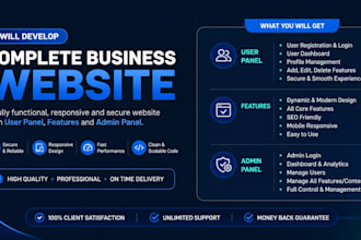 build a modern and responsive business website using next js