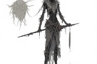 create horror character art and horror character design