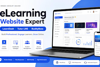 do learnworlds education elearning website using learn dash buddy boss tutor lms