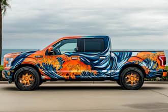 do car wrap, van wrap design vehicle wrap