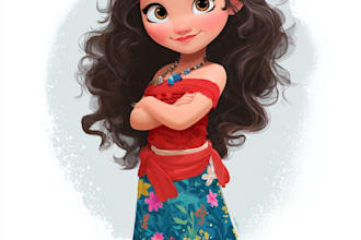 do disney cartoon portrait