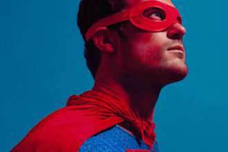 design superhero comic page artwork