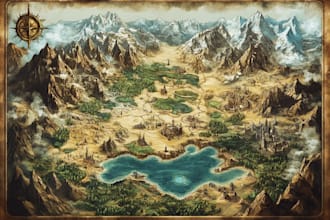 make an amazing world or regional custom fantasy map