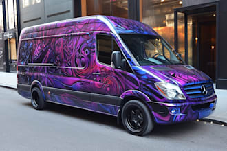 design a professional wrap for your car, bus, truck,
