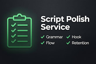 edit and proofread your youtube script for flow
