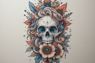 design a modern and minimalist tattoo design