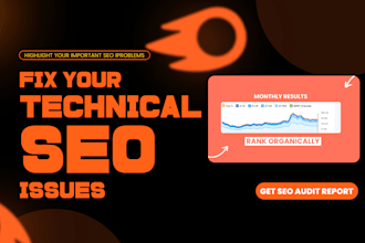 do a complete SEO audit and fix technical search engine optimization issues