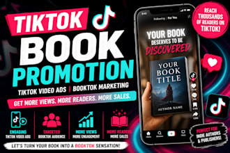 tiktok book promotion tiktok video ads tiktok book marketing booktok on tiktok