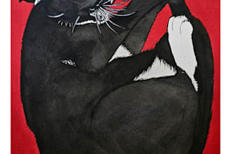 create one of a kind illustrations of plants and animals,