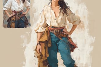 paint your portrait in disney style