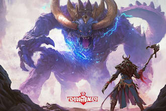 design fantasy creature or character