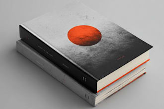 do book cover design, minimalist book cover